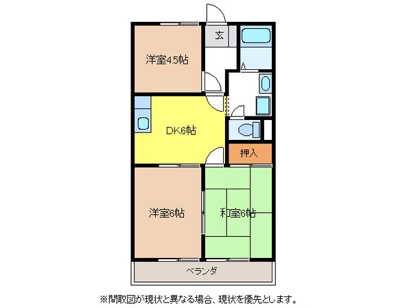 フレックス羽島の物件間取画像